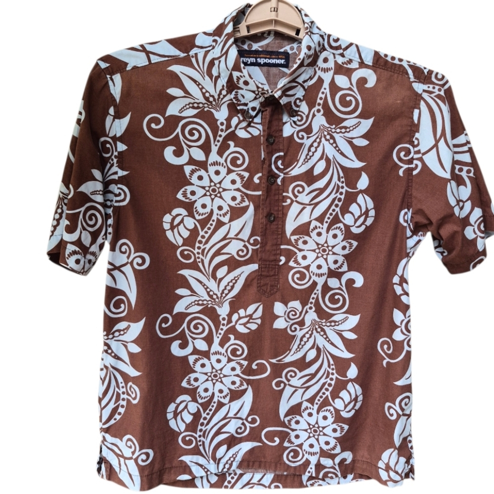 Reyn Spooner Hawaiian Aloha Shirt Size M